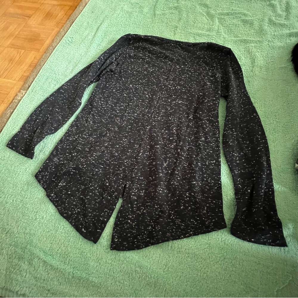 Sisley Long Sleeve Tee - Black with Pink Hearts - Picture 4 of 6